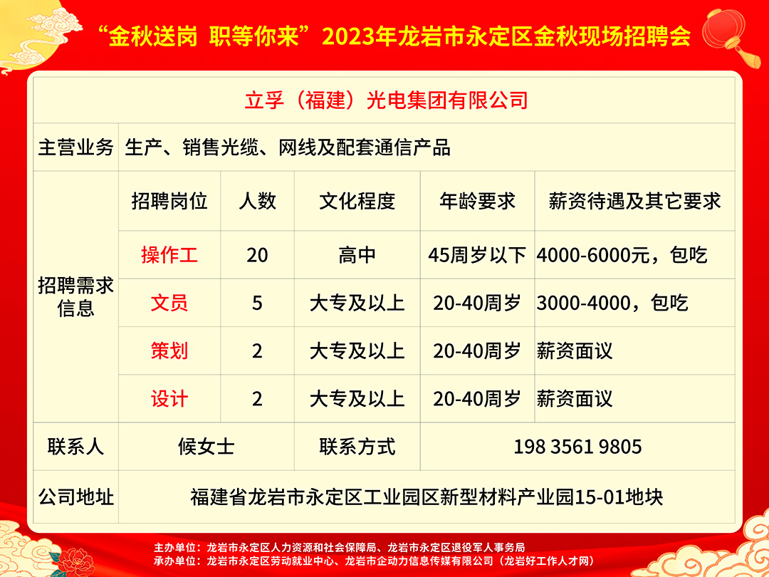 龙岩人才最新招聘信息全面汇总